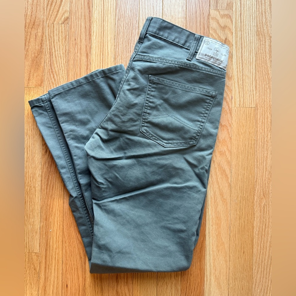 Patagonia Iron Clad olive green Pants